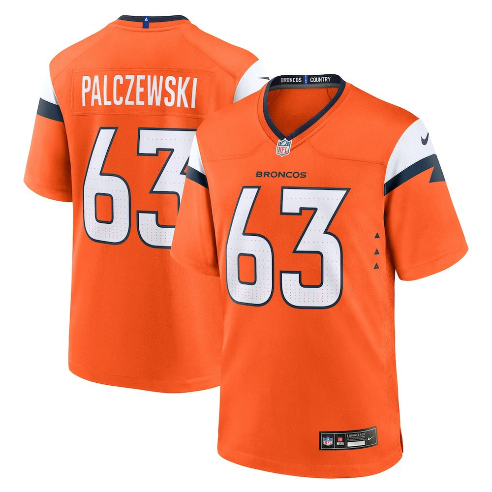 Alex Palczewski Denver Broncos Team Game Jersey Orange | Nike for Sale