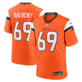 Mike McGlinchey Denver Broncos Team Game Jersey Orange | Nike for Sale