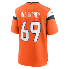Mike McGlinchey Denver Broncos Team Game Jersey Orange | Nike for Sale