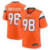 John Franklin-Myers Denver Broncos Team Game Jersey Orange | Nike for Sale