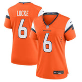 P.J. Locke Denver Broncos Women's Team Game Jersey Orange | Nike for Sale