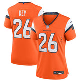Devon Key Denver Broncos Women's Team Game Jersey Orange | Nike for Sale