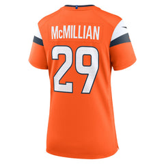 Ja'Quan McMillian Denver Broncos Women's Team Game Jersey Orange | Nike for Sale