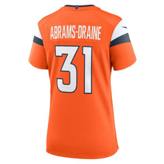 Kris Abrams-Draine Denver Broncos Women's Team Game Jersey Orange | Nike for Sale