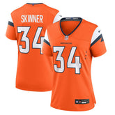 JL Skinner Denver Broncos Women's Team Game Jersey Orange | Nike for Sale