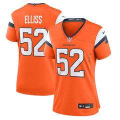 Jonah Elliss Denver Broncos Women's Team Game Jersey Orange | Nike for Sale
