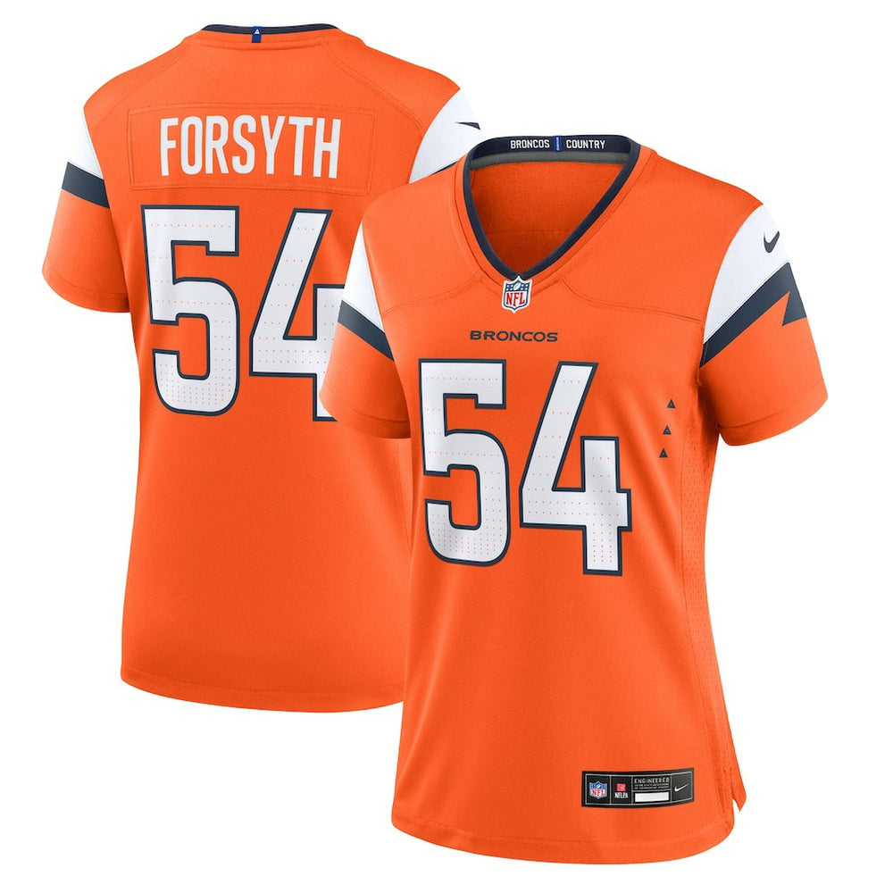 Alex Forsyth Denver Broncos Women's Team Game Jersey Orange | Nike for Sale