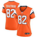 Adam Trautman Denver Broncos Women's Team Game Jersey Orange | Nike for Sale
