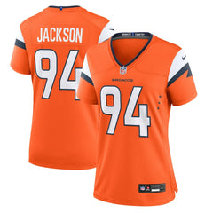Jordan Jackson Denver Broncos Women's Team Game Jersey Orange | Nike for Sale