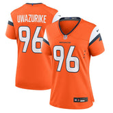 Eyioma Uwazurike Denver Broncos Women's Team Game Jersey Orange | Nike for Sale