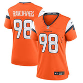 John Franklin-Myers Denver Broncos Women's Team Game Jersey Orange | Nike for Sale