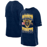 Denver Nuggets Old School Sport Vintage Wash T-Shirt Navy - NBA