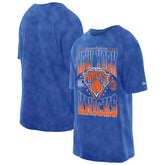 New York Knicks Old School Sport Vintage Wash T-Shirt Blue - NBA