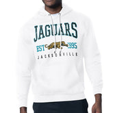 Jacksonville Jaguars Starter Retro Team Logo Pullover Hoodie White | NFL