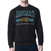 Jacksonville Jaguars Starter Retro Team Logo Pullover Sweatshirt Black | NFL
