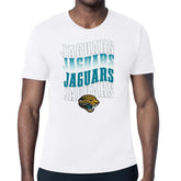 Jacksonville Jaguars Starter Repeat Wordmark Retro Team Logo T-Shirt White | NFL