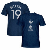 Dominic Solanke Tottenham Hotspur 1863FC Retro Player Name & Number Tri-Blend T-Shirt Navy - FIFA World CUP