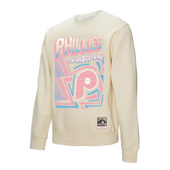 Philadelphia Phillies Mitchell & Ness Sidewalk Sketch Pullover Sweatshirt - MLB