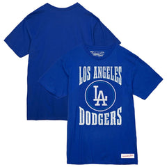 Los Angeles Dodgers Mitchell & Ness Arched Logo Slub T-Shirt - MLB