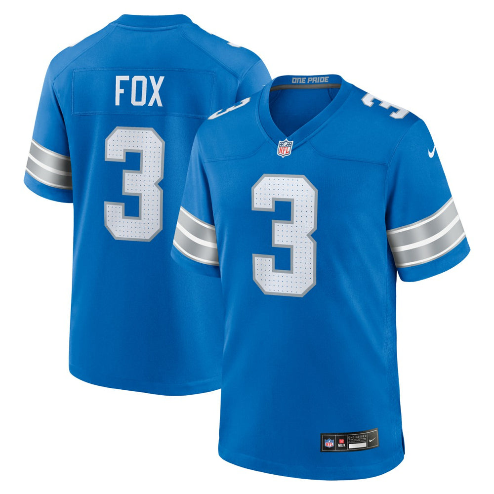 Jack Fox Detroit Lions Team Game Jersey Blue | Nike for Sale