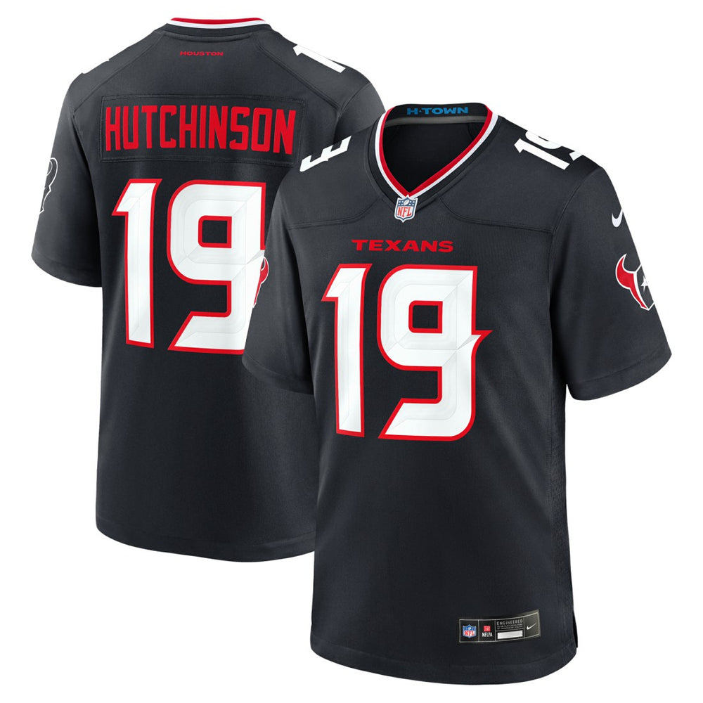 Xavier Hutchinson Houston Texans Team Game Jersey Navy | Nike for Sale