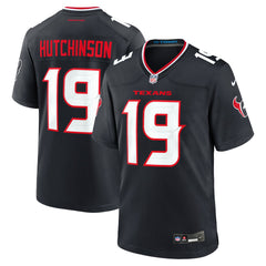 Xavier Hutchinson Houston Texans Team Game Jersey Navy | Nike for Sale