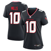 Davis Mills Houston Texans Women's Team Game Jersey Navy | Nike for Sale