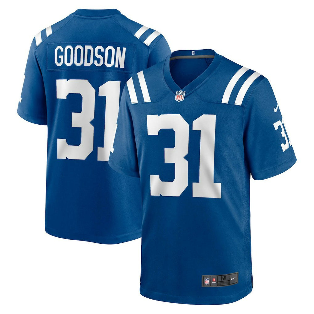 Tyler Goodson Indianapolis Colts Game Jersey Royal | Nike for Sale