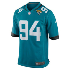 Maason Smith Jacksonville Jaguars Team Game Jersey Teal | Nike for Sale