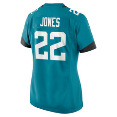 Jarrian Jones Jacksonville Jaguars Women's Game Jersey Teal | Nike for Sale