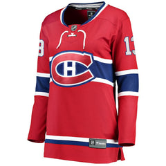 Cole Caufield Montreal Canadiens Fanatics Women's Home Premier Breakaway Player Jersey Breakaway Jersey - Red - NHL