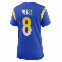 Jared Verse Los Angeles Rams Women's Team Game Jersey Royal | Nike for Sale