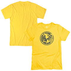 Club America 1863FC Mono Badge T-Shirt Yellow - FIFA World CUP