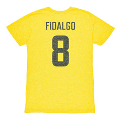 Álvaro Fidalgo Club America 1863FC Retro Player Name & Number Tri-Blend T-Shirt Yellow - FIFA World CUP