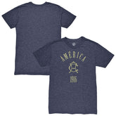 Club America 1863FC Team Arch Vintage Tri-Blend T-Shirt Navy - FIFA World CUP