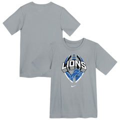 Detroit Lions Preschool Icon Legend Dri-FIT T-Shirt Gray | Nike for Sale