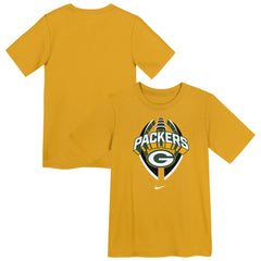 Green Bay Packers Preschool Icon Legend Dri-FIT T-Shirt Gold | Nike for Sale