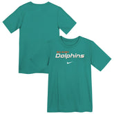 Miami Dolphins Preschool Wordmark T-Shirt Aqua | Nike for Sale