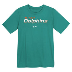 Miami Dolphins Preschool Wordmark T-Shirt Aqua | Nike for Sale