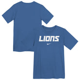 Detroit Lions Preschool Wordmark T-Shirt Blue | Nike for Sale