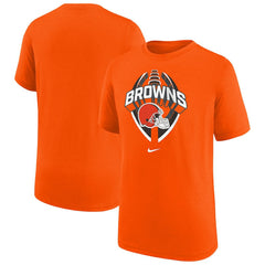 Cleveland Browns Youth Icon Legend T-Shirt Orange | Nike for Sale