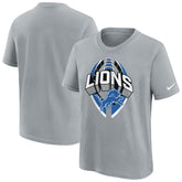Detroit Lions Youth Icon Legend T-Shirt Gray | Nike for Sale