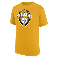 Pittsburgh Steelers Youth Icon Legend T-Shirt Gold | Nike for Sale