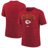 Kansas City Chiefs Youth Sideline Velocity Performance T-Shirt Red | Nike for Sale