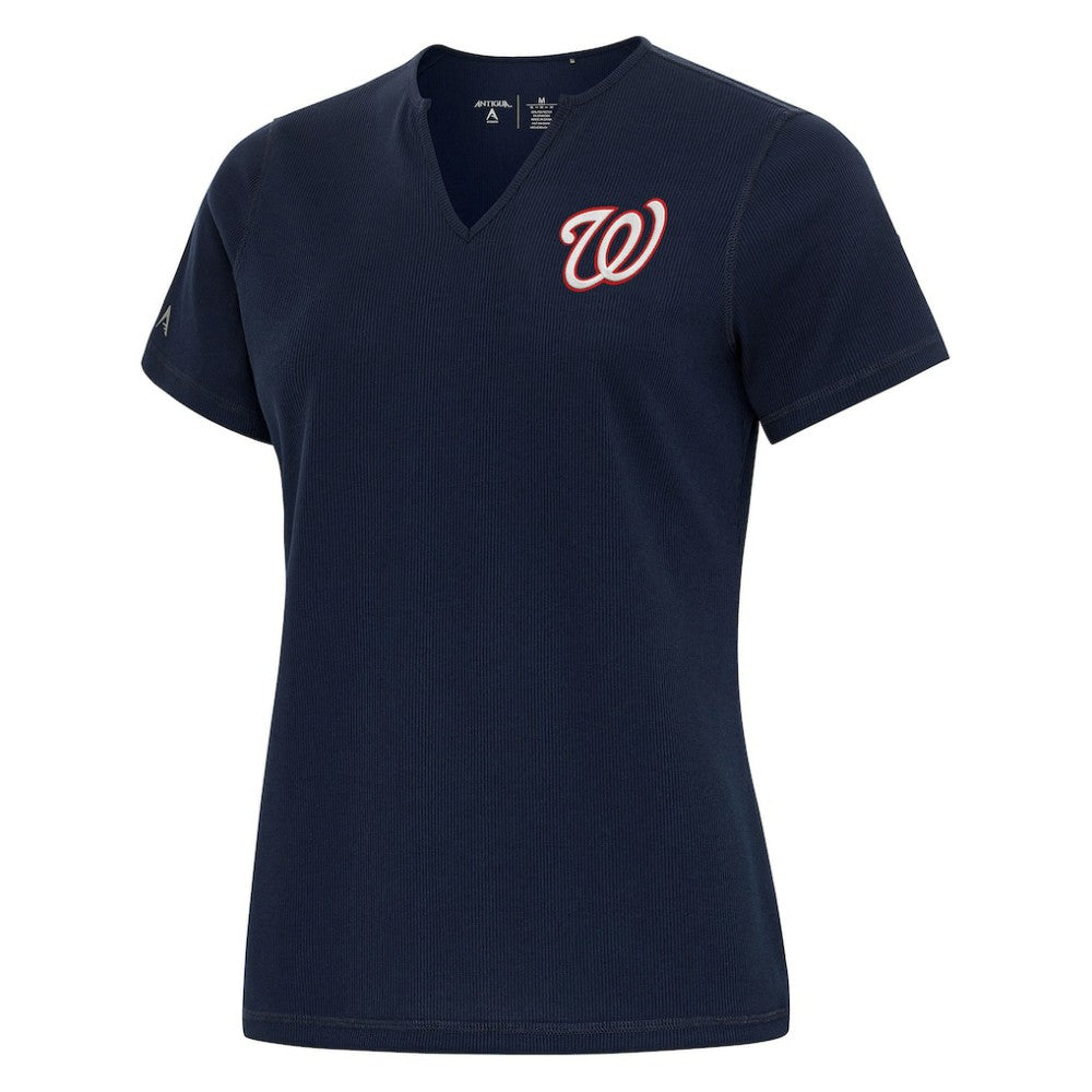 Washington Nationals Antigua Women's Notch Neck T-Shirt - MLB
