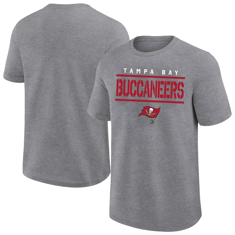 Tampa Bay Buccaneers Big & Tall Top Notch T-Shirt Heather Gray | Fanatics
