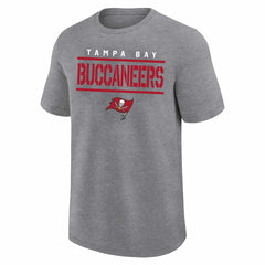 Tampa Bay Buccaneers Big & Tall Top Notch T-Shirt Heather Gray | Fanatics