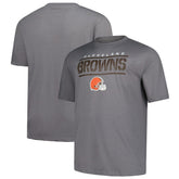 Cleveland Browns Big & Tall Top Notch T-Shirt Heather Gray | Fanatics