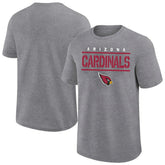 Arizona Cardinals Big & Tall Top Notch T-Shirt Heather Gray | Fanatics