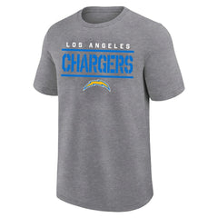Los Angeles Chargers Big & Tall Top Notch T-Shirt Heather Gray | Fanatics